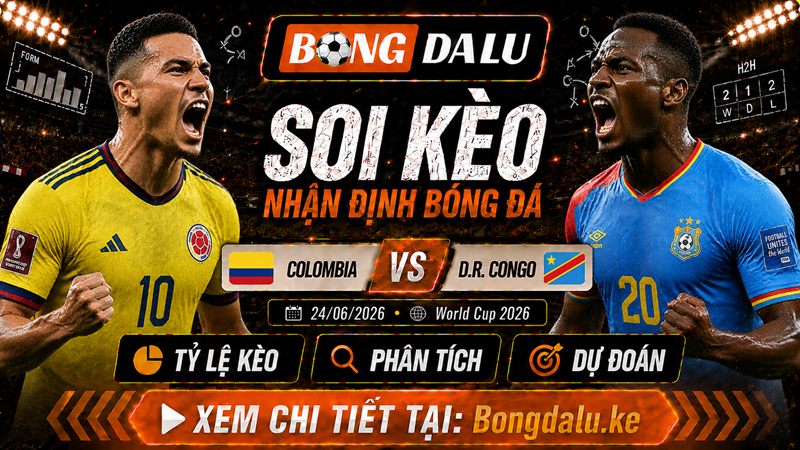 Đội hình của Colombia vs D.R. Congo Đội hình của Colombia vs D.R. Congo