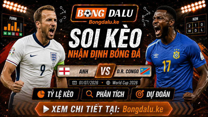 Đội hình ra sân dự kiến của Anh vs D.R. Congo