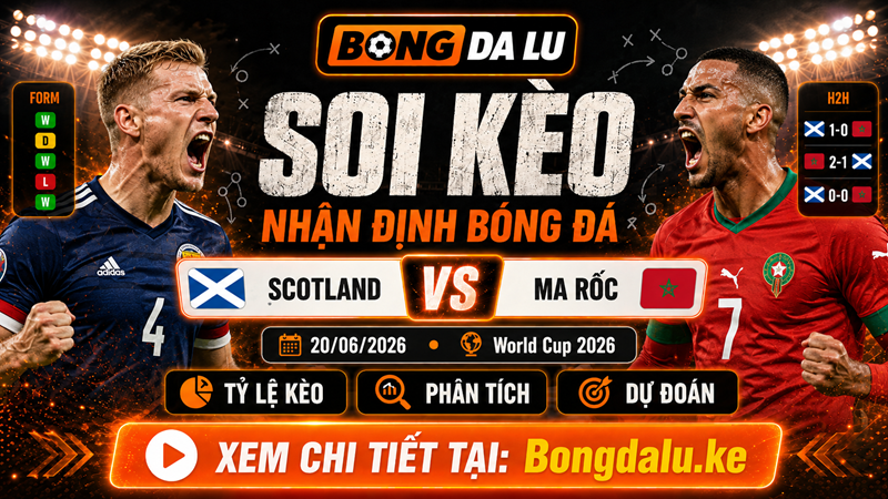 Lực lượng dự kiến của Scotland vs Ma Rốc